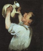 Edouard Manet Boy with a Pitcher oil painting on canvas